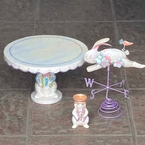 Easter Bunny  Cake Plate Bundle